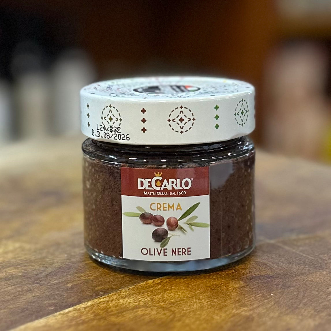 DE CARLO Crema di olive nere 130gr