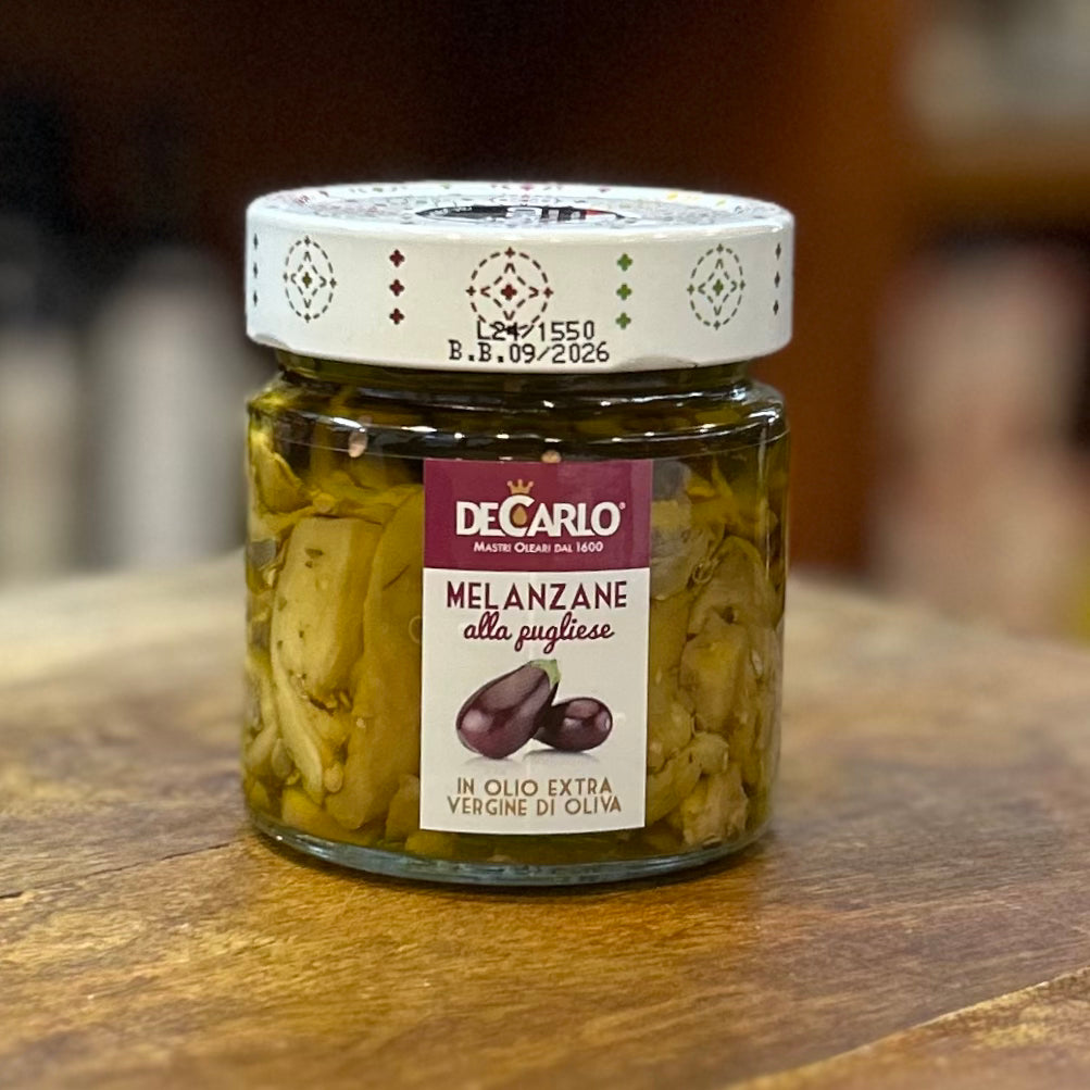 DE CARLO Melanzane alla pugliese in olio extra-vergine d'oliva 200gr